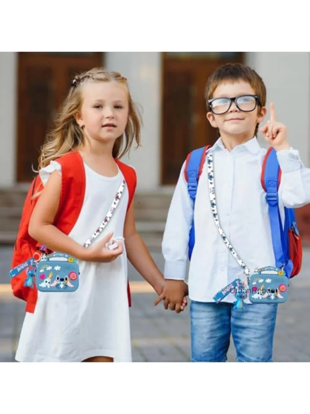 Silicone Crossbody Bag Adjustable Strap Zipper Coin Purse Pouch for Girls